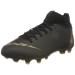 Nike Unisex Jr Superfly 6 Academy Gs Fg/Mg Football Boots 33 EU Black Black Mtlc Vivid Gold 077