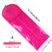 3PCS Extra Long Rose Wig Storage Bags with Wooden Hanger - Portable, Dust-proof, Transparent Zip Up Hair Extension Organizer - Buy Online on SooperMarket.com