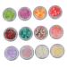 PLAFOPE 12 Boxes Polymer Clay Manicure Color Stickers Blush Decor Vase Filler Bead Nail Art Decoration 3d Stickers Colored Clay Fruit Slice Embellishments Fruit Slice Nail Sticker