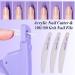 Canvalite 504 Piece Artificial Nail Set - 12 Sizes of Gel & Acrylic Tips with Nail Accessories & File for DIY Geln gel - Buy Online on SooperMarket.com