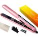 ANGENIL Argan Oil 2-in-1 Hair Straightener & Curler | Professional Portable Flat Iron | 1 Inch Dual Voltage LCD Display | Pink - Buy Online on SooperMarket.com