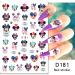 4th of July Nail Art Stickers - Patriotic Independence Day Designs for Acrylic Nails - Buy Online on SooperMarket.com