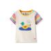 kIDio Organic Cotton - Baby Infant Toddler T-Shirt Applique - Boy Girl Summer Short Sleeve Tee (0-4 Years) 3-4 Years White
