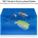 MadBite Spinnerbait Fishing Lures 4pc Multi-Color Kits with Stinger Hooks in Storage Box - 3/8oz Double Willow & Colorado/Willow Blades - Buy Online on SooperMarket.com