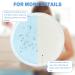 Bamboo Fiber Nursing Pads - 10 Piece Set with Laundry & Travel Bags | Washable Leak Proof Breastfeeding Essentials for Moms (Sky Blue - Buy Online on SooperMarket.com