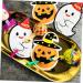 OFFSCH 50pcs Halloween Candy Tag Lollipop Decoration Lollipop Card Halloween Decor Packaging Decoration Card Lollipop Packaging Card Tooth Charms Message Card Pencil Caps Pumpkin Ghost - Buy Online on SooperMarket.com