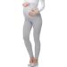 Be Mammy Women's Maternity Long Leggings 02 XL Melange