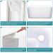 Jitnetiy Large Capacity Wipes Holder Dispenser Box - Dustproof, Freshness-Keeping Wipes Case with Lid (White) - Buy Online on SooperMarket.com