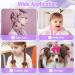 2012-Part Elastic Hair Strap Set - 2000 Mini Hair Gums with Organizer Box | Soft Colorful Hair Ties for Little Girls - Buy Online on SooperMarket.com