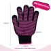 Teenitor Heat Resistant Gloves with Silicone Bumps - Professional Mitts for Hair Styling - Universal Fit Size - Rose Red - Buy Online on SooperMarket.com