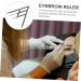 Mikinona Eyebrow Scale Mini Tools Makeup Tools Eyebrow Stencil Eyebrow Positioning Tool Balance Caliper Miss 1 count (Pack of 1) Black - Buy Online on SooperMarket.com
