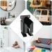 Jingling Self-Adhesive Toothbrush & Razor Holder for Shower Electric Shed Organizer in Black | Durable Storage Solution for Toiletries - Buy Online on SooperMarket.com