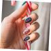 WOONEKY Nail Gems 1 Glass Chip DIY Nail Art Crushed Glass DIY Epoxy Fillers Flower Bulk Shiny Nail Stickers Nails Rhinestones Colored Glass in Bulk Colorful Vase Manicure Nail Stone 0.5X0.3cm Rosy - Buy Online on SooperMarket.com