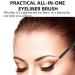 Pointed Eyeliner Brush - Precision Synthetic Vegan Bristles for Perfect Eyeliner | International Shipping - Buy Online on SooperMarket.com