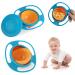 Tianlong Universal Gyro Bowl - Unspillable Snack Toddler Bowl for Babies and Kids - 360 Degrees Rotation Anti Spill Design - Buy Online on SooperMarket.com