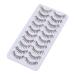 Buy Outopen 10 Pairs Brown Natural Look Manga Lashes - Short 5-13MM Handmade Wispy False Eyelashes for Daily Wear | International Shipping - Buy Online on SooperMarket.com