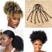 AICILY 5PCS Natural Hair Ties Afro Puff Ponytail | Adjustable Length Hairband for Thick Braided Natural Hair | No-Slip Design - Buy Online on SooperMarket.com