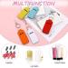 Sliverdew 8 Pcs Chapstick Holder Key Chain - Lip Balm Sleeve Pouch & Lipstick Keychain for Women - Ideal Travel Accessories - Buy Online on SooperMarket.com