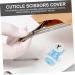 HAPINARY Manicure Tools Cuticle Tweezers Cap Pedicure Cuticle Tweezers Cover Silicone Pedicure Scissors Cover Cuticle Nipper Protective Cap Silica Gel Safety Mask Elastic - Buy Online on SooperMarket.com