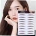WOFASHPURET 4pcs Eyebrow Stickers Waterproof Fake Eyebrow False Imitation Eyebrow 4d Transfer Stickers Hair - Buy Online on SooperMarket.com