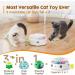 Potaroma 3-in-1 Smart Interactive Electronic Cat Toy - Fluttering Butterfly, Moving Feather, Catnip Balls - Dual Power Supplies - Indoor Exercise Kicker Toy - Bright White - Buy Online on SooperMarket.com
