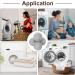 sourcing map 4 Pcs Wool Dryer Balls 2 Inches Wool Laundry Dryer Balls for Reducing Clothing Static and Wrinkles Light Grey 2" Light Grey - Buy Online on SooperMarket.com