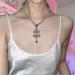 OralGos Palace Style Gothic Necklace - Handmade Crucifix Pendant for Daily Wear | Unique Metal Jewelry - Buy Online on SooperMarket.com