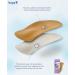 Vaya Medical Flat Valgus Feet Insoles for Kids - Sheepskin Inner Sole Comfortino Brown Size 10.5 - Buy Online on SooperMarket.com
