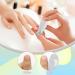 20 PCS Mini Half Moon Nail Buffer Block - Double-Sided Sponge Polish Sanding Buffer for Gel & Acrylic Nails (Grey) - Buy Online on SooperMarket.com