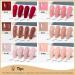Gel Nail Kit Set with 6 Colors, 54W UV Lamp, Glossy & Matte Top/ Base Coat - Pink, Gray, White Gel Polish Starter Kit for DIY Nail Art at Home - Buy Online on SooperMarket.com