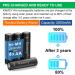 Rechargeable AA Batteries - High-Capacity 2800mAh NIMH Pre-Charged for Solar Use - 4 Count Pack | Universal Double A Battery - Buy Online on SooperMarket.com