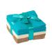 Living Fashions Washcloths Set of 8 - Popcorn Weave Wash Cloth Designed to Exfoliate Your Hands Body or Face - Absorbent 100% Ring Spun Cotton - Size 12 X 12 - Colors Teal Cream & Taupe