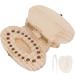 Hippo Shaped Baby Tooth Fairy Box - Keepsake Organizer for Lost Teeth - English Words Baby Shower Gift - Buy Online on SooperMarket.com