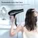 Cliplanyard Ionic Hairdryer 1200W AC Black Professional Hair Dryer Motor Fast Drying Salon with 2 Speed 3 Heat Setting Cool Button Diffuser Nozzle Concentrator Comb for Curly and Straight - Buy Online on SooperMarket.com