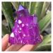 Beautiful Purple Flame Aura Stone Quartz Crystal Cluster Specimen Home Decoration Full of Texture