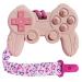 BIGSPINACH Baby Video Game Controller Teether Toy Funny Baby Teething Toys for Babies Gamer Controller(Pink)
