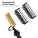 Dan Technology Mini Hot Comb - Dual Voltage Electric Hair Straightener for Travel & Home - Professional Pressing Comb for Natural Black Hair - Gold - Buy Online on SooperMarket.com