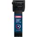 Abus folding lock Bordo Combo 6100/90 with a lock pocket - bicycle lock made of hardened steel - with a number code - Abus security level 9-90 cm - black single