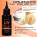 Premium Hair Extension UV Glue Kit - Waterproof & Mild 20g | Transparent Glue Remover & Brush for Perfect Hair Extensions - Buy Online on SooperMarket.com