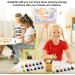 150 Strips 900 Pots Empty Paint Strips Paint Cup Pots Mini Strips Clear Plastic Storage Containers with Lids Art Painting Craft Supplies for Classrooms Schools Paintings Art Festivals (3 ml) - Buy Online on SooperMarket.com