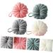4pcs Pumpkin Bath Balls | Exfoliating Shower Sponges & Loofah Scrubber for Body Care - International Shipping Available - Buy Online on SooperMarket.com