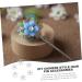 FOMIYES 100 Pcs Hairpin Accessories Applique Bride Flowers 1X1cmx2pcs Silverx2pcs - Buy Online on SooperMarket.com