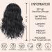 AISI BEAUTY 14 Short Curly Wavy Black Ponytail Extension | Synthetic Drawstring Ponytail for Women | Natural Looking Wavy Ponytail - Buy Online on SooperMarket.com