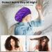 Silk Hair Wrap for Sleeping - Satin Bonnet Sleep Cap for Curly Hair | Soft Satin Head Cover for Women Girls | Purple Silk Bonnet for Makeup and Hair Protection - Buy Online on SooperMarket.com