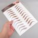 NOLITOY 12 Sheets Eyebrow Stickers Simulation Eyebrows Sticker Eyebrow Tattoos for Eyebrow Grooming - Buy Online on SooperMarket.com