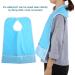 Eating Bib Waterproof Adult Elder Mealtime Eating Bib Clothes Clothing Protector Dining Aid Make Dining Easier(Light Blue) - Buy Online on SooperMarket.com