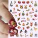 JMEOWIO 12 Sheets Christmas Nail Art Stickers Decals Self-Adhesive Snowflake Xmas Winter Holiday Deer Nail Supplies Nail Art Design Decoration Accessories - Buy Online on SooperMarket.com