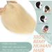 TESS Clip in Hair Pieces for Women Extensions Toupee Hair Topper Hair Toppers for Thinning Hair Women Real Hair - 06 Inch 14 g #613 Bleached blonde 06 Inch #613 Bleached blonde - Buy Online on SooperMarket.com