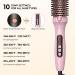 Thermal Brush 1.5 in Volumizing Brush Curling Iron Heated Curling Brush Ceramic Tourmaline Ionic Curling Comb Dual Voltage Travel Curling Iron with Brush LCD Display 10 Temperatures Heated Round Brush Pink - Buy Online on SooperMarket.com