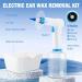Electric Ear Cleaning Kit | 4 Cleansing Modes | 500ml Irrigation Solution | 5 LED Lights | 10 Nozzles for Wax Removal - Buy Online on SooperMarket.com